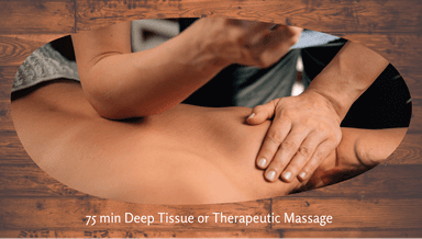 Image for 75 min Therapeutic or Deep Tissue Massage Therapy